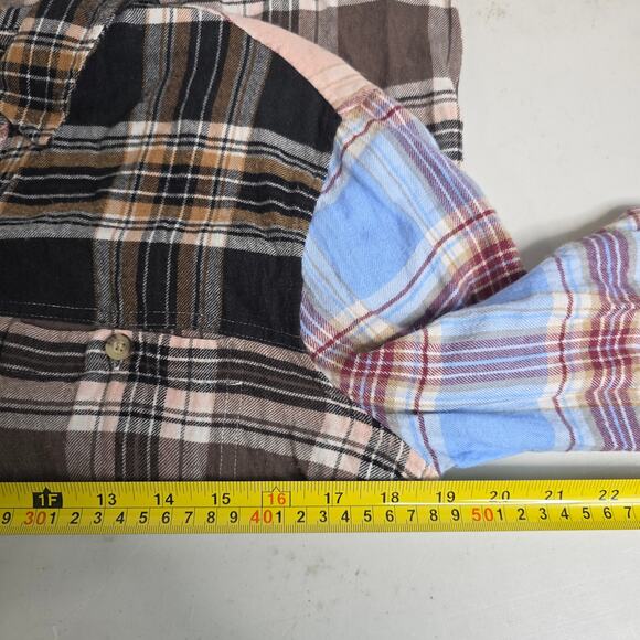 Rails, Brando Checked Shirt in Chelsea Plaid, Long Sleeve, Blue Pink Black - Picture 7 of 7